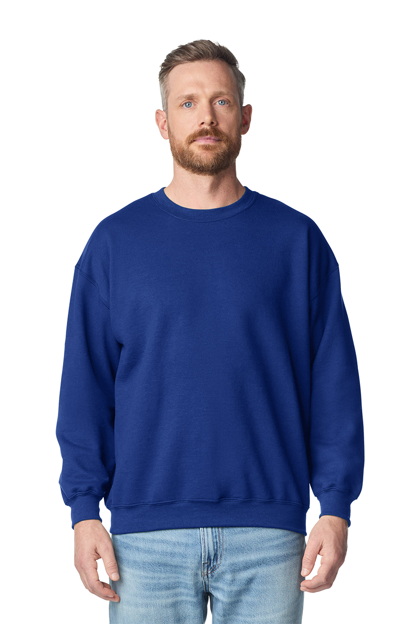 Környakú férfi/unisex pulóver